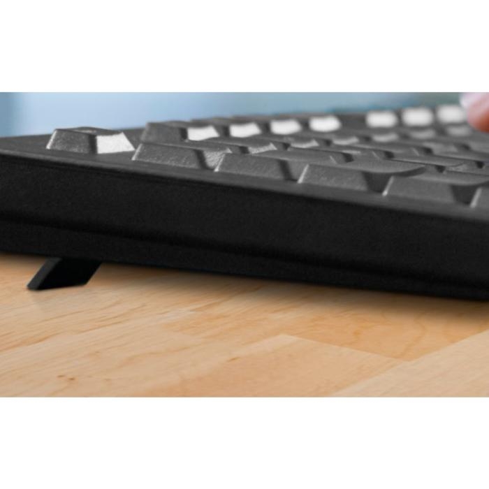 Teclado Alámbrico USB con Teclas Multimedia en Español Negro