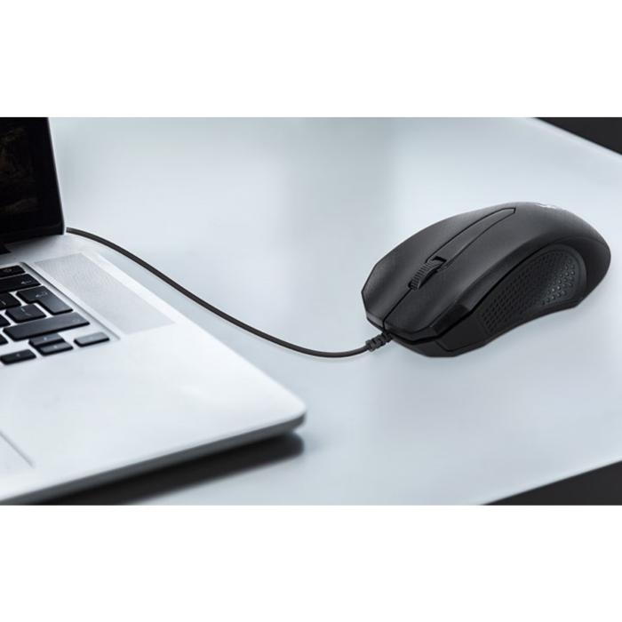 XTM-165 Mouse Alámbrico USB 1000DPI Negro
